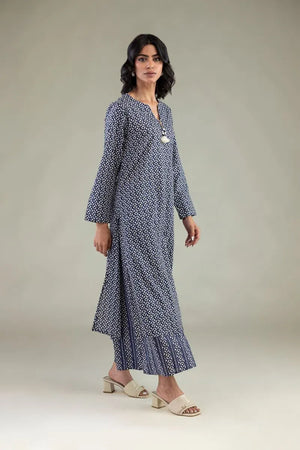New In '26 - Printed Longline Kurta | 1-26-243-A-E1
