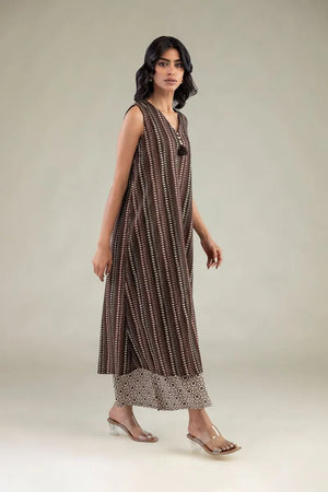 New In '26 - Brown Sleeveless Kurta | 1-26-243-A-D2