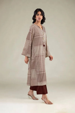New In '26 - Cambric Longline Kurta | 1-26-243-A-H1