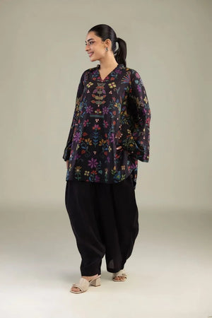 New In '26 - Solid Black Shalwar |  1-26-246-B-D1