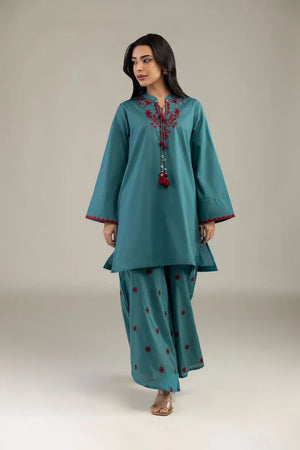 New In '26 - Floral Cambric Kurta | 1-26-327-A-I1