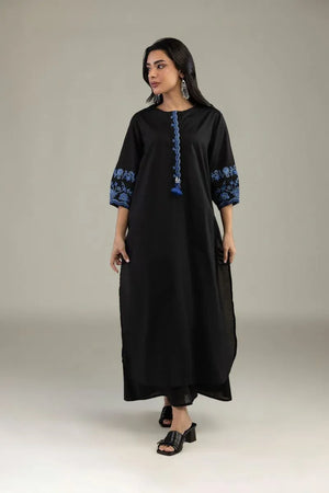 New In '26 - Black Solid Pants | 1-26-327-B-H2