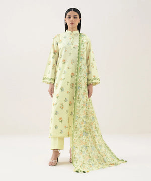 Intermix '26 - 3 Piece - Embroidered Lawn Suit | PEDYS26V081B