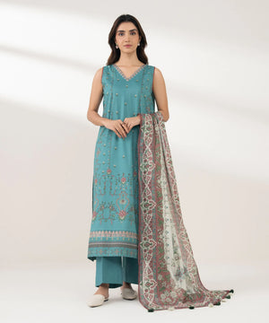 Intermix '26 - 3 Piece - Embroidered Lawn Suit | EDYS26V0170B