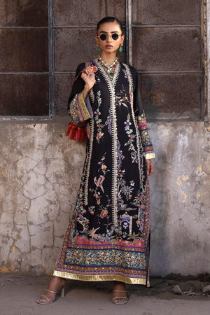 New In '26 - Stitched Embroidered Raw Silk Shirt | SS26NUR001