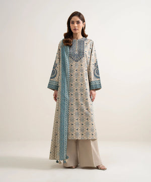 Summer '26 - 3 Piece - Embroidered Lawn Suit - 3PEDDS26V549