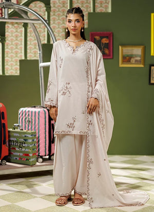 Hotel Heart Club '26 - Embroidered 3 PC Suit | 15671/401/438
