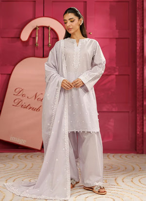 Hotel Heart Club '26 - Embroidered 3 PC Suit | 15959/401/585