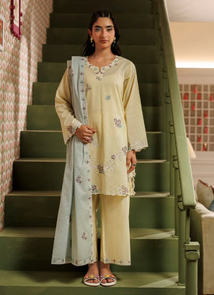 Hotel Heart Club '26 - Embroidered 3 PC Suit | 15724/401/502