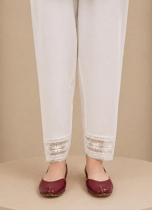 Bottoms '26 - Solid Lace Shalwar | 12762/101/101
