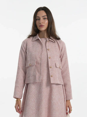 BeyondWinter FW '25 - Pink Tweed Jacket