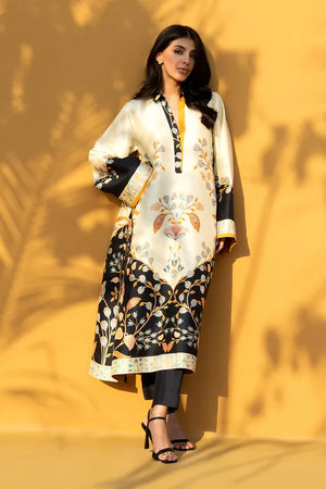 Winter Capsule ’25 – Mida Cream & Ebony Raw Silk Ensemble