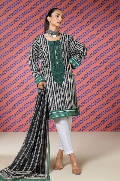 Fabrics 2 Piece | Top Dupatta