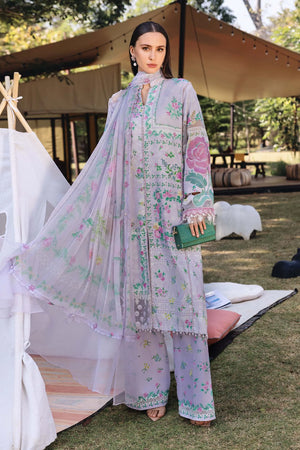 M-prints '26 - 3 Piece Unstitched Embroidered Lawn Suit | MPT-2904-A