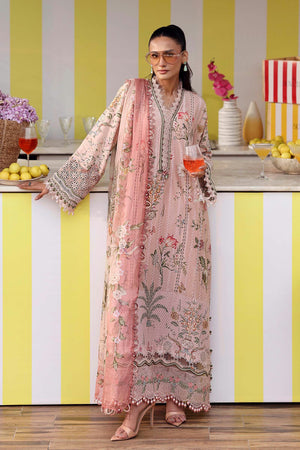MPrints The Sun Club '26 - 3 Piece Unstitched Embroidered Lawn Suit | MPA3004-999-00A