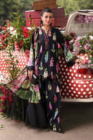 MPrints The Sun Club '26 - 3 Piece Unstitched Embroidered Lawn Suit | MPB3005-999-00B