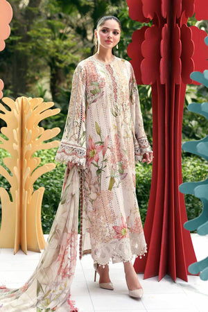 MPrints The Sun Club '26 - 3 Piece Unstitched Embroidered Lawn Suit | MPA3006-999-00A