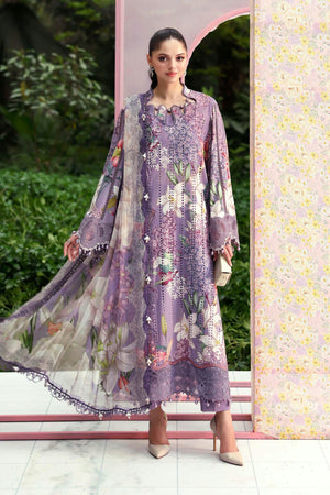 MPrints The Sun Club '26 - 3 Piece Unstitched Embroidered Lawn Suit | MPB3006-999-00B