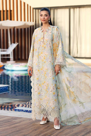 MPrints The Sun Club '26 - 3 Piece Unstitched Embroidered Lawn Suit | MPA3007-999-00A