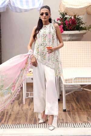 MPrints The Sun Club '26 - 3 Piece Unstitched Embroidered Lawn Suit | MPA3010-999-00A