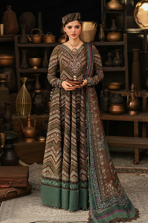 M Prints '26 - 3 Piece Unstitched Embroidered Cambric Suit | MPT-3107-A