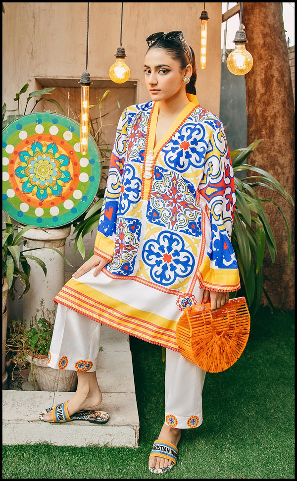 Sumaira Aurangzeb Lawn Pret '24 - Sunny disposition
