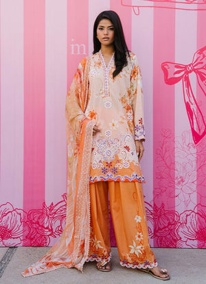 Printopia '26 - Printed Embroidered 3 PC Suit | 17089/651/536