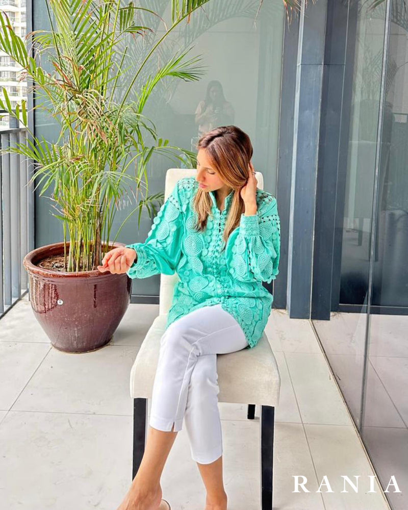 Rania Clothing Shirt - Turquoise