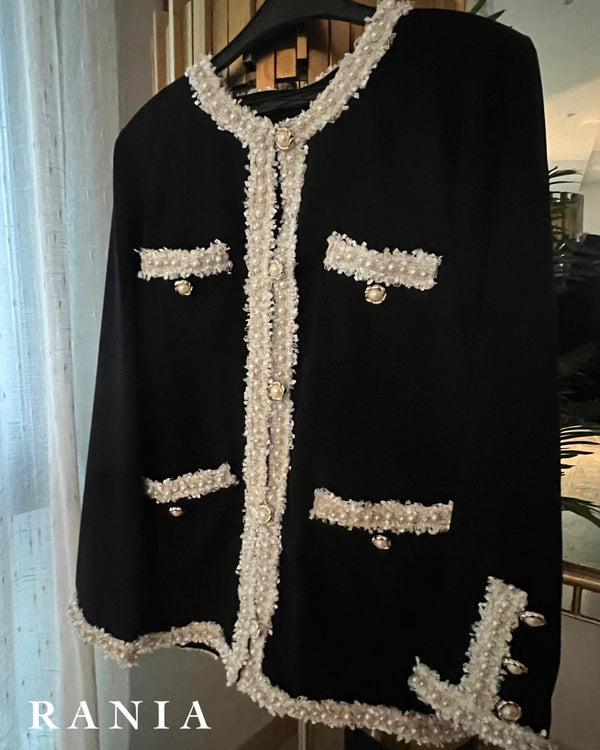 Rania Clothing Shirt - Black Lace Shirt