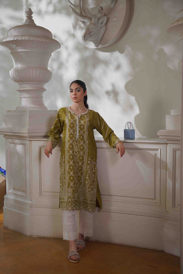 Eid Edit '24 - Tuberose Kurta - Mustard