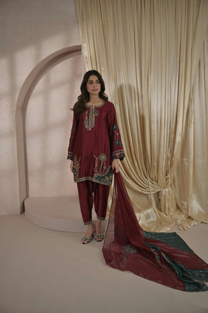 Zeina Festive Formals '26 - Rosa Teal Full SET
