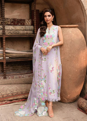 Breeze Unstitched Lawn '26 - ROSE-6-B