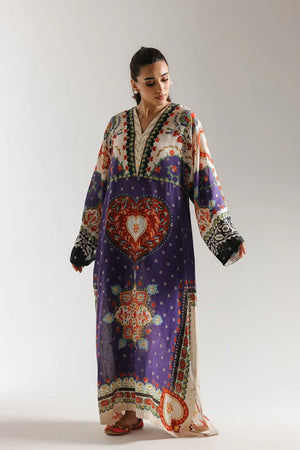 Rozana Collection SS '26 Drop I - PRINTED KAFTAN | E4111/103/005