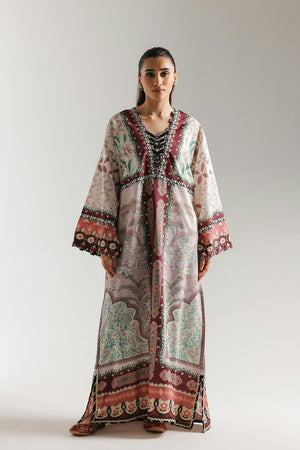 Rozana Collection SS '26 Drop III - PRINTED KAFTAN | E4206/103/814