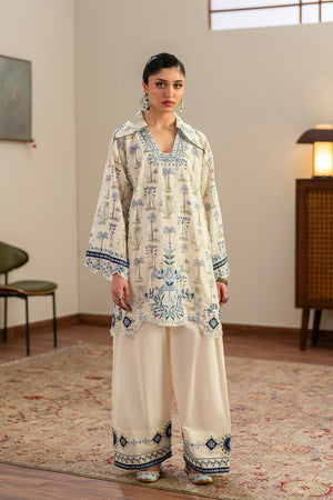 Rozana Collection S'26 Drop II - EMBROIDERED SUIT | E4268/103/005