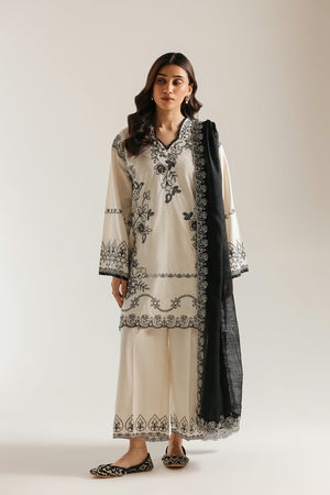Rozana Collection S'26 Drop II - EMBROIDERED SUIT | E4389/103/002