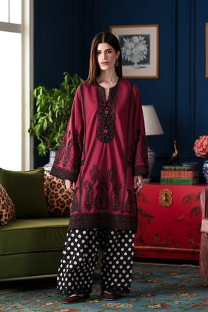 Rozana '26 - EMBROIDERED SUIT | E4623/103/320