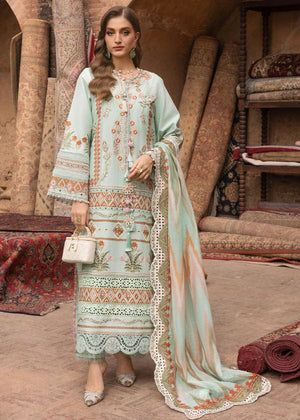 Breeze Unstitched Lawn '26 - RUNA-8-A