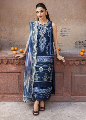 Breeze Unstitched Lawn '26 - RUNA-8-B