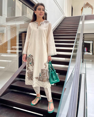 Malik Luxe Edit ¢23 - Embroiderd Ivory Edit (RTS)