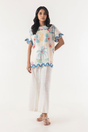 Wesst '25 - Embroidered Fusion Shirt - SS25WSH130