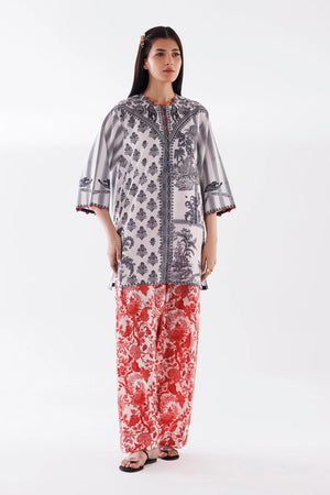 Limited Edition '26 - Stitched Printed Viscose Shirt + Shalwar | SS26BSP120P2T