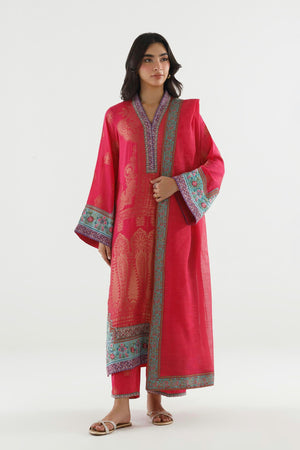 New In '26 - Stitched Embroidered Jacquard Suit | SS26ESE395P3