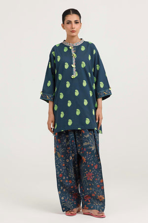 Fall Winter '26 - Stitched Embroidered Jacquard Shirt+ Shalwar | FW26ESE453P2T