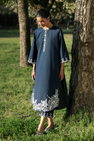 Eid Edit '26 - Stitched Embroidered Jacquard Shirt | SS26SGE404 (RTS)