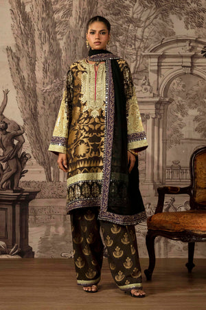 Fall Winter '26 - Stitched Embroidered Jacquard Suit | SS26ESE394P3