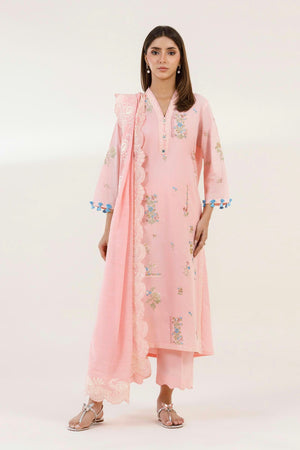 New In '26 - Stitched Embroidered Lawn Shirt + Culotte | SS26ESE333P3