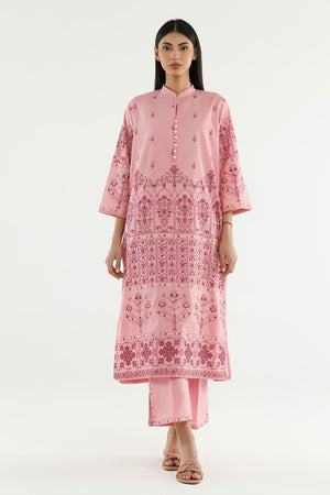New In '26 - Stitched Embroidered Lawn Shirt+ Culotte | SS26SGE439P2T