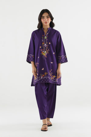 New In '26 - Stitched Embroidered Lawn Shirt+ Shalwar | SS26ESE393P2T