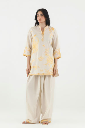 New In '26 - Stitched Embroidered Lawn Shirt + Shalwar | SS26ESE420P2T